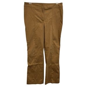 Jones New York Sport Stretch Women's Brown Pants Textured Size 16